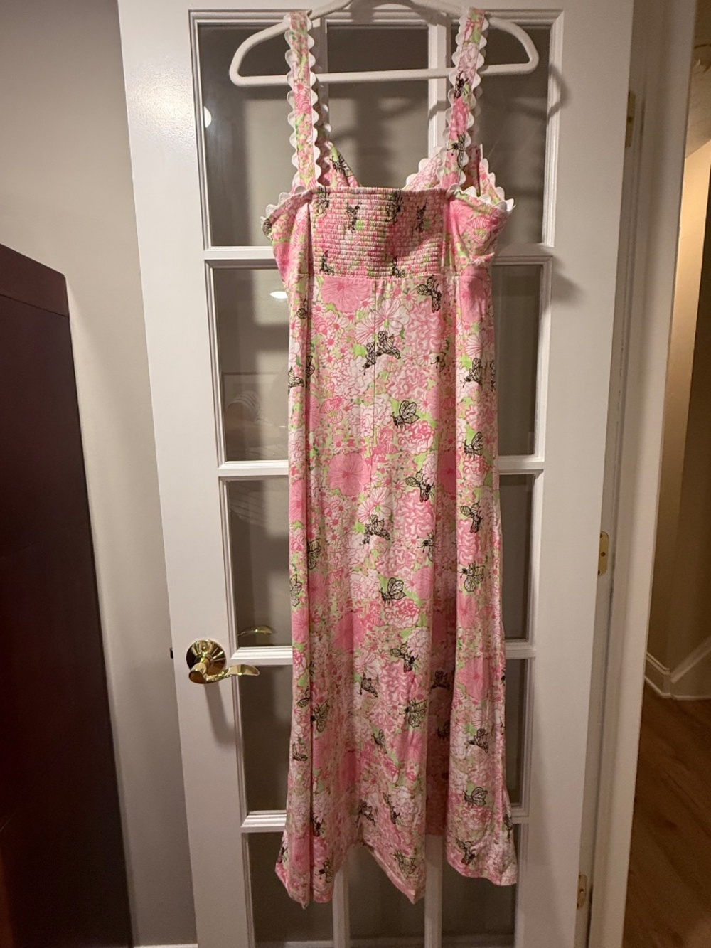 Lilly Pulitzer Dwyer Midi Dress in Pistachio Macaron Bees Knees - Picture 4 of 6
